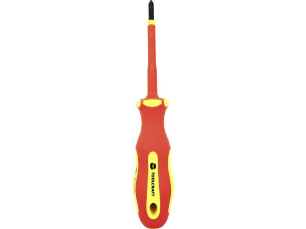 Toolcraft Ph1 To-5345751 Vde, Elektronik Und Feinmechanik, Werkstatt Sternschraubendreher Ph 1 Klingenlänge: 80 Mm