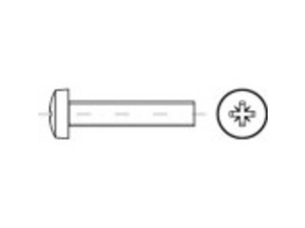 Toolcraft Linsenschrauben M5 90 Mm Kreuzschlitz Philips Edelstahl A2 100 Stk