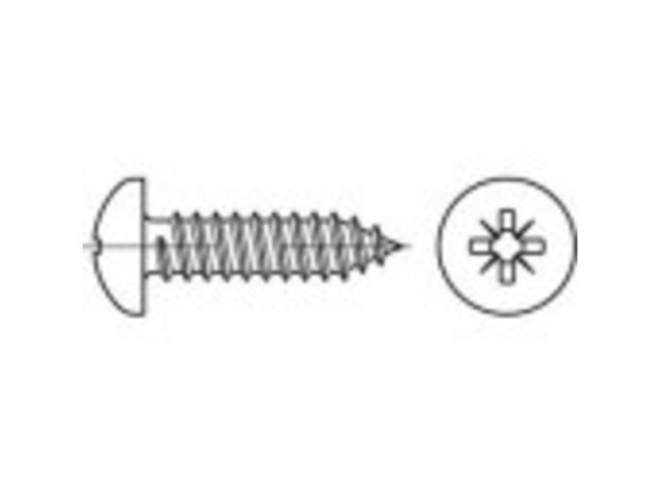 Toolcraft To-5377149 Linsenkopf Kreuzschlitz Philips Gewindeschrauben 90 Mm Edelstahl A2 100 St.