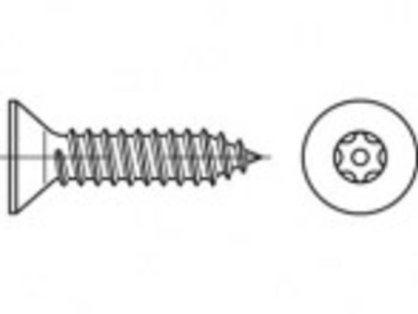 Toolcraft To-5380194 Sikkerhedsskruer 6,3 Mm 50 Mm Invendig Sekskant 88115 Rustfrit Stål A2 100 Stk
