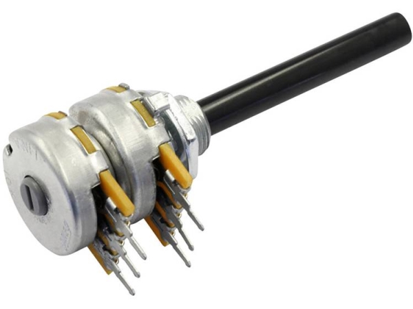 Omeg Omeg Drehpotentiometer Stereo 0,4 W 10 Kω 1 Stück