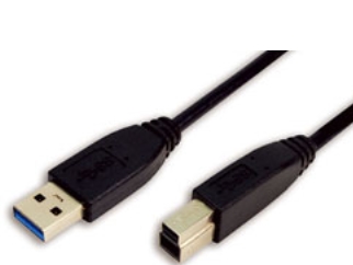 LogiLink 1m USB 3.0, 1 m, USB A, USB B, USB 3.2 Gen 1 (3.1 Gen 1), Hanstik/Hanstik, Sort