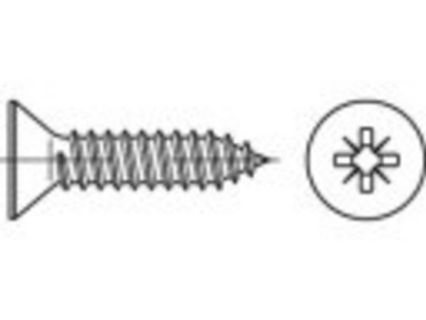 Toolcraft Senkkreuzschraube 90 Mm Kreuzschlitz Philips Stahl Verzinkt 250 St.