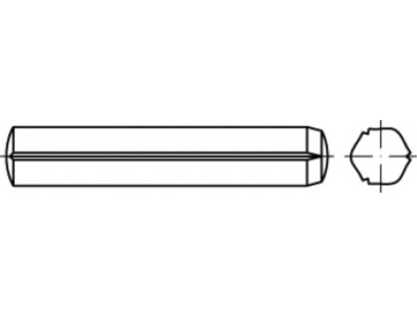 Toolcraft To-5437359 Zylindersøm 2 Mm Stål 250 Stk