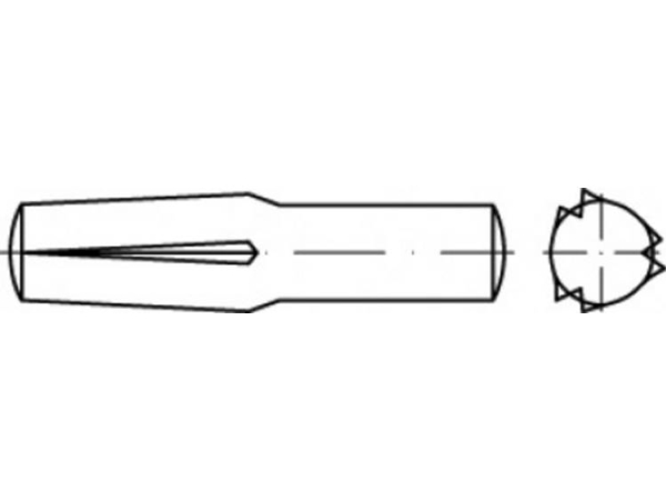Toolcraft To-5437794 Stiftnägel 2 Mm Stahl 250 Stk