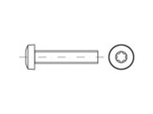 Toolcraft Linsenkopfschrauben M2 12 Mm Innensechskant Stahl Verzinkt 2000 Stk