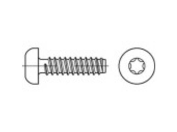 Toolcraft To-5441148 Blechschrauben 80 Mm Innen-Sechskant Stahl Verzinkt, 250 Stk