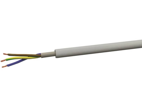 Voka Kabelwerk Installationskabel Nym-J 5 X 2,5 Mm² Grau-Weiß (Ral 7035) 100 M