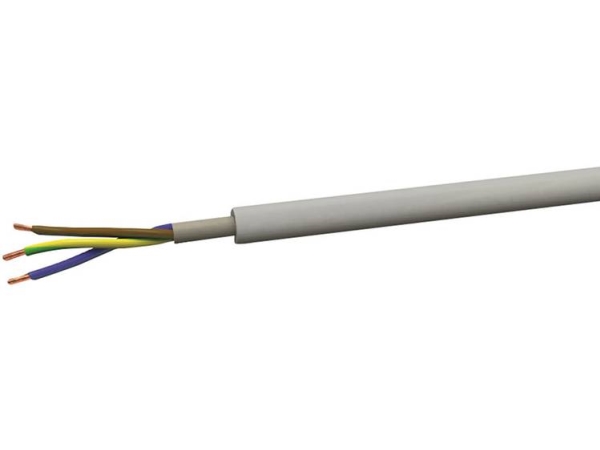 Voka Kabelwerk Installationskabel Nym-J 5 X 1,5 Mm² Grauweiß (Ral 7035) 100 M