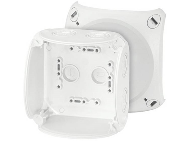 Hensel Kf 0400 G Forgreningskasse (L X B X H) 104 X 104 X 70 Mm Grå Ip66/Ip67 1 Stk