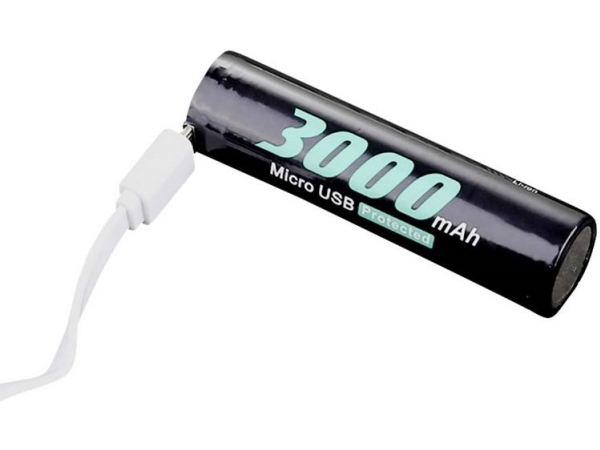 Soshine 18650Usb-3.7-3000 Spezial-Akku 18650 Litium 3.6 V 3000 Mah