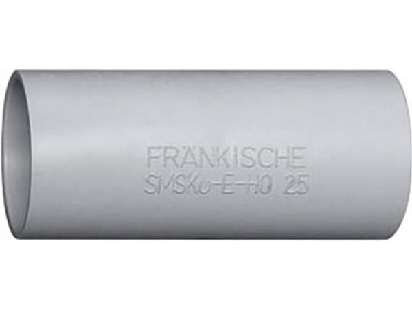 Fränkische Rohrwerke 23150040 Muffe Lysegrå 25 Stk Halogenfri