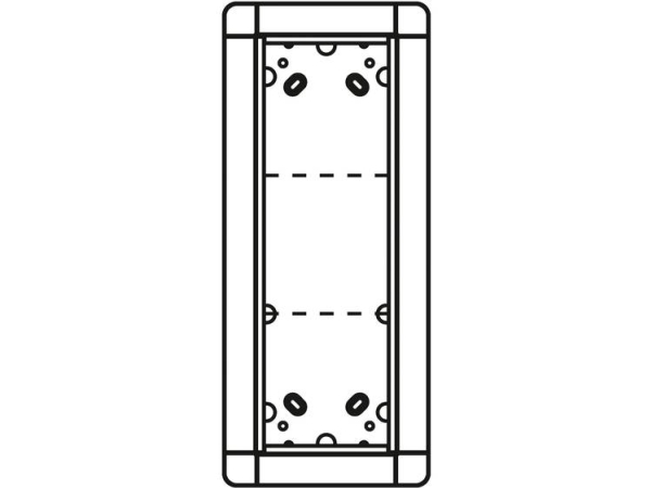 Ritto By Schneider 1881320 Dørtelefon-Tilbehør Forsænket Hus Sølv