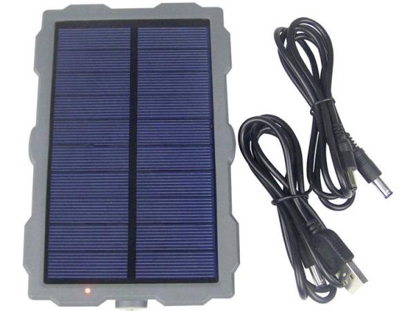 Berger & Schröter Wildcam 31884 Solcelle-Oplader Ladestrøm Solcelle 300 Ma Kapacitet (Mah, Ah) 1500 Mah