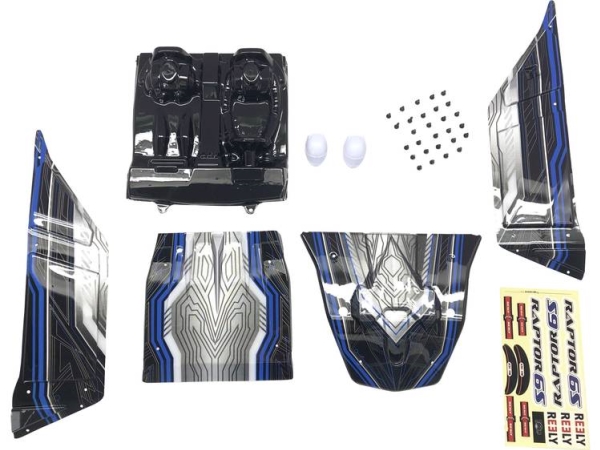 Reely Re-5690553 Reservedele Karrosseri Og Dekoration Raptor 6S (Re-5690553)