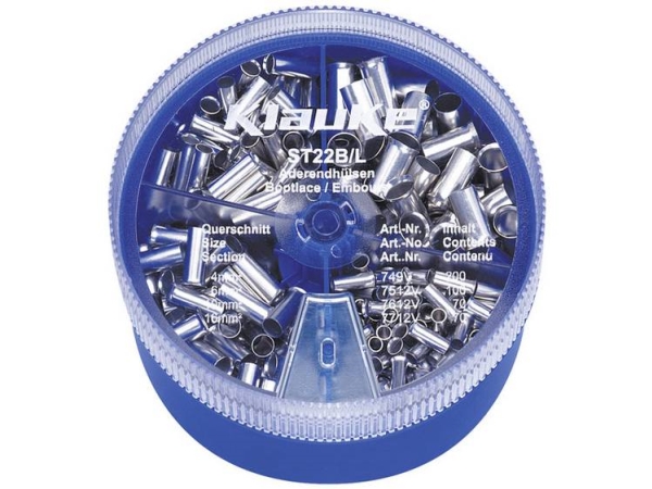 Klauke St22b Kabelsko-Sortiment 4 Mm² 16 Mm² Sølv 440 Teile