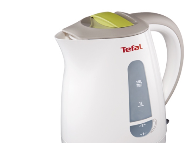 Tefal Ko299130 Express, 1,5 L, 2200 W, Weiß, Kunststoff, Wasserstandsanzeige, Drahtlos