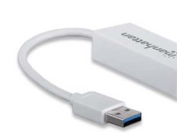 Manhattan Usb2.0 2,0 To Fast Ethernet Adapter - Netzwerkadapter - Usb2.0 - 10/100 Ethernet - Weiß (506731)