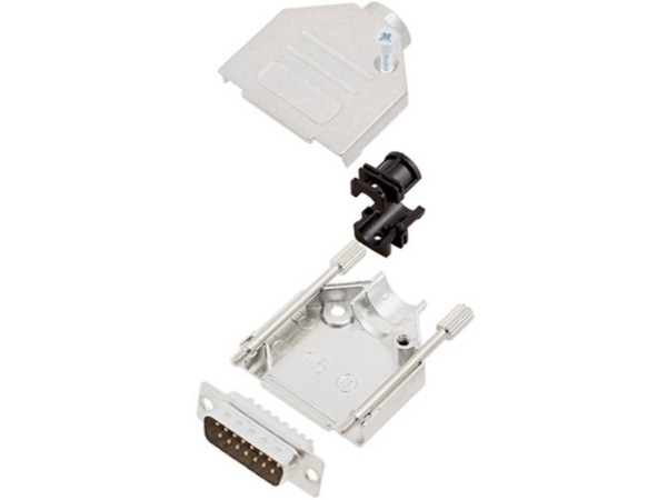 Tru Components Tcdtzk15dbpk 7708496 D-Sub Stiftliste-Sæt 180 ° Poltal: 15 Loddekop 1 Stk