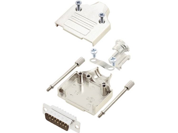 Tru Components Tcmhdm15dmpk 7708868 D-Sub Stiftliste-Sæt 180 ° Poltal: 15 Loddekop 1 Stk