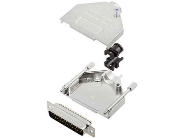 Tru Components Tcdtzk25dmpk 7708988 D-Sub Stiftliste-Sæt 180 ° Poltal: 25 Loddekop 1 Stk