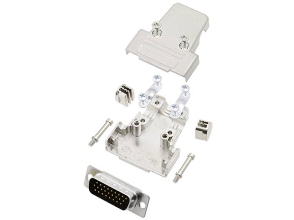 Tru Components Tctrim15hdp26k 7709848 D-Sub Stiftliste-Sæt 180 ° Poltal: 26 Loddekop 1 Stk
