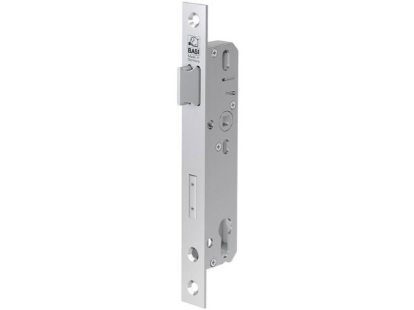 Basi 9585-2516 Einsteck-Rohr-Riegel Schloss, Silber