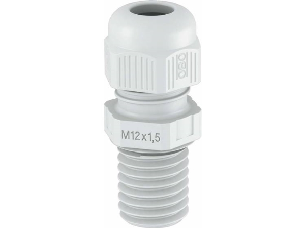 Obo Bettermann 2022947, Lys Grå, Polyamid, Lige, M20, 1,5 Cm, Ip68