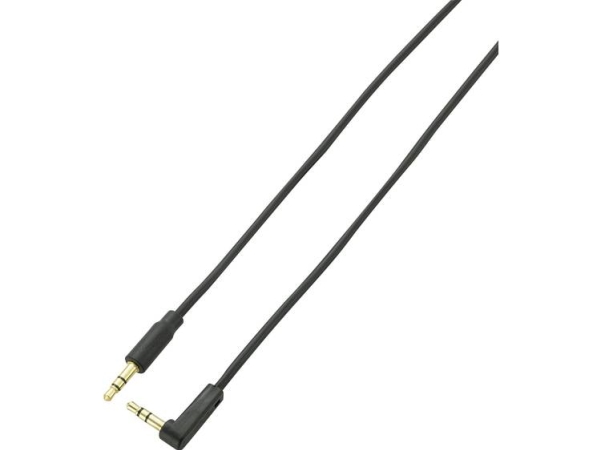 Speaka Professional Sp-7870060 Klinken-Audio-Anschlusskabel [1X Klinke 3,5 Mm - 1X Klinke 3,5 Mm] 1,00 M Schwarz Vergoldete Stecker, Supersoft-Beschi