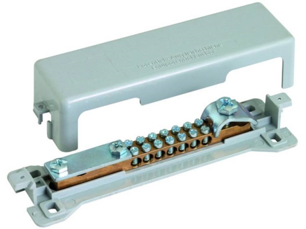 Dehn + Soehne Potentialausgleichschiene 563050 Mit Abdeckung Pas 9Ak (563050)