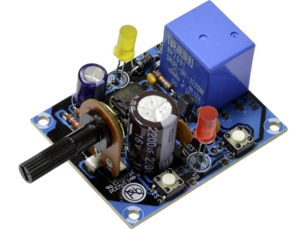 Kemo B133 Präzisionszeitschaltuhr-Bausatz 12 V/Dc
