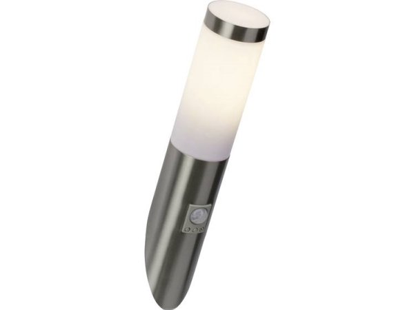 Brilliant Chorus 43697/82 Außenwandleuchte Mit Bewegungsmelder Led (Rgb) E27 10 W Edelstahl
