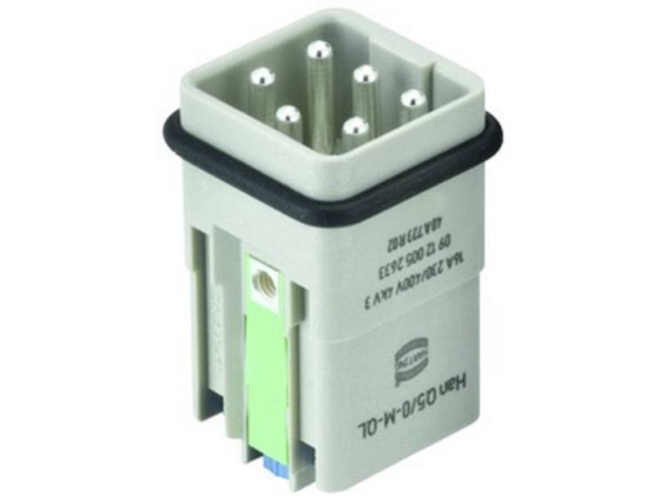 Industrie-Steckverbinder Amphenol C146 09120052634 Harting Inhalt: 1 Stk Pin- Einsatz