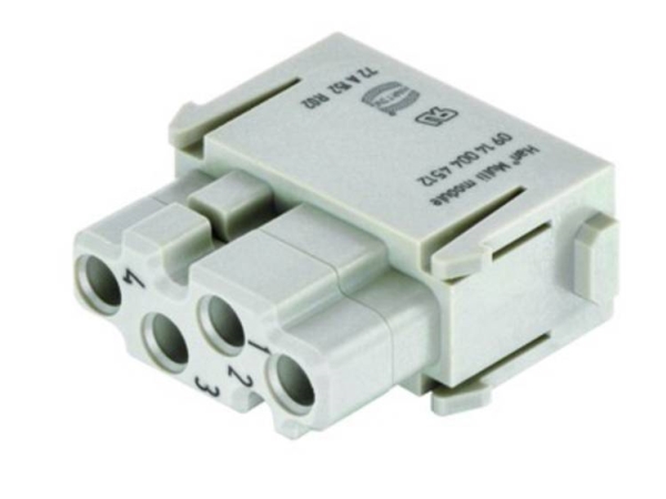 Industrie-Steckverbinder Amphenol C146 09140044512 Harting Inhalt: 1 Stk Einsatz-/Buchsenmodul