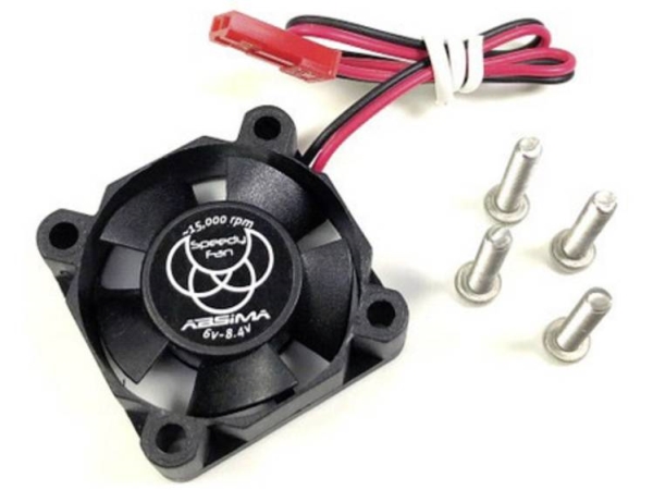 Absima Absima Lüfter Für Kühlelement 30 Mm Geeignet Für Modellbau-Motor: 540 Elektromotor, 550 Elektromotor Schwarz