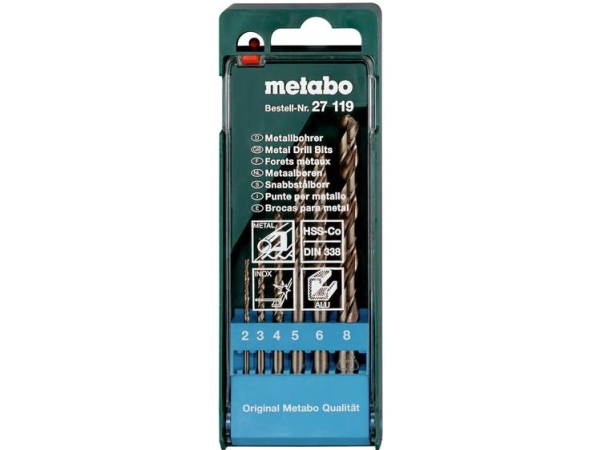 Metabo 627119000 Metall-Spiralbohrer-Set 6-Teilig 1 St