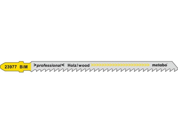 Metabo 623977000, Stiksavklinger, Spånplade, Glasfiber Forstærket Plastik, Hårdt Træ, Blødt Træ, Bimetal, Grå, Gul, 10,5 Cm, 3 Mm