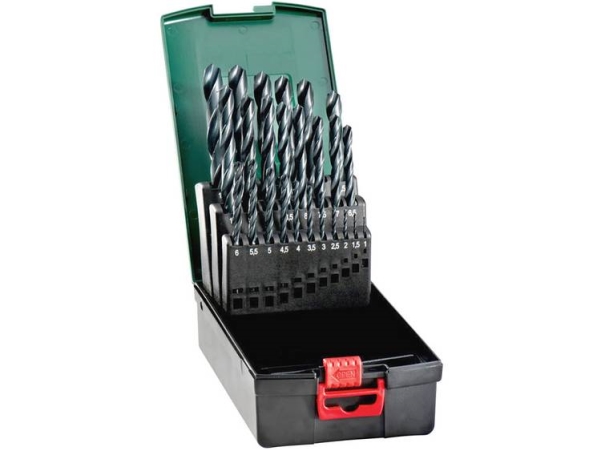 Metabo 627159000 Metal-Spiralbor 25 Dele 1 Mm, 1.5 Mm, 2 Mm, 2.5 Mm, 3 Mm, 3.5 Mm, 4 Mm, 4.5 Mm, 5 Mm, 5.5 Mm, 6 Mm, 6.5 Mm, 7 Mm, 7.5 Mm, 8 Mm, 8.5