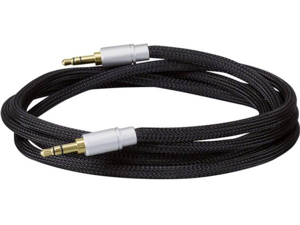 Dynavox 207383 Audiokabel [1X 3,5-Mm-Klinke - 1X 3,5-Mm-Klinke] 1,50 M Schwarz
