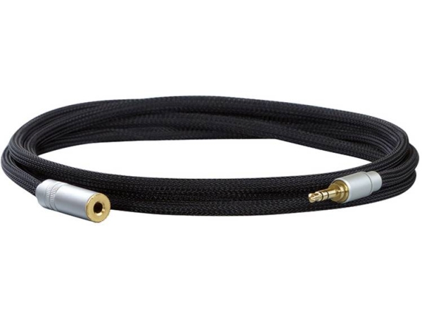 Dynavox 207379 Audio Forlængerkabel [1X Jacktilslutning 3,5 Mm - 1X Jackstik 3,5 Mm] 3.00 M Sort