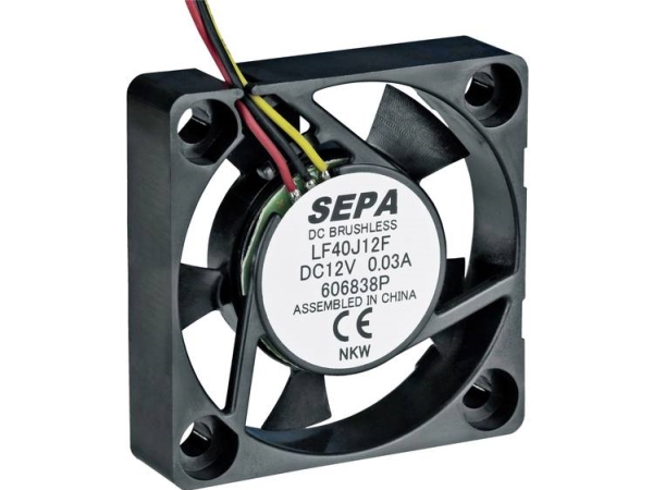 Sepa Lf40j12se22 Aksial Ventilator 12 V/Dc 8.3 M³/H (L X B X H) 40 X 40 X 10 Mm