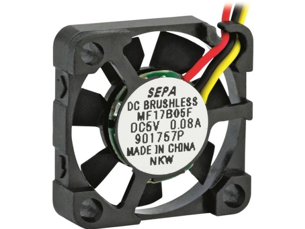 Sepa Mf17b05fse Axialventilator 5 V/Dc 1,1 M³/H (L X B X H) 17 X 17 X 4,5 Mm