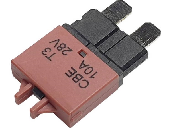 Hansor Leistungsschalter Standard, Typ 3, Manuelle Rückstellung, 10A Cbe3 Serie 10A Sikringsautomat Standard Fladsikring 10 A Rød 1 Stk