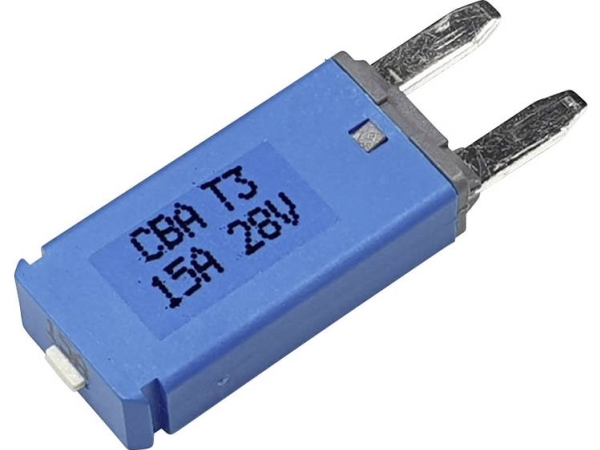 Hansor Leitungsschutzschalter Mini, Typ 3, Manuelle Rückstellung, 15A Cba3 Serie 15A Sikringsautomat Standard Fladsikring 15 A Blå 1 Stk