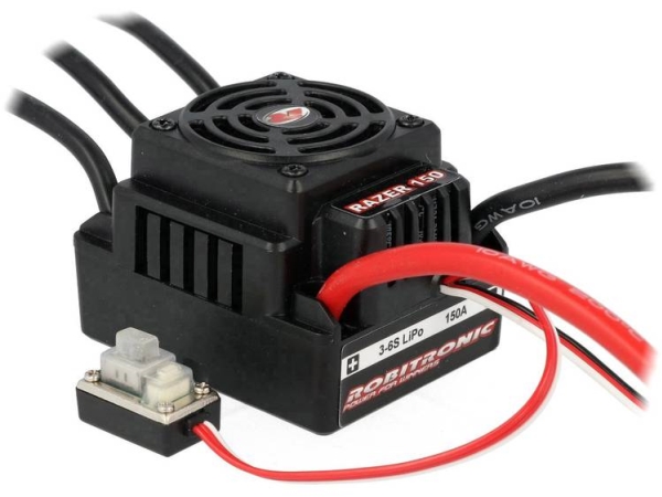 Robitronic Razer Eight 150 A Bürstenloser Geschwindigkeitsregler Für Das Auto Ausdauer (Max): 950 A