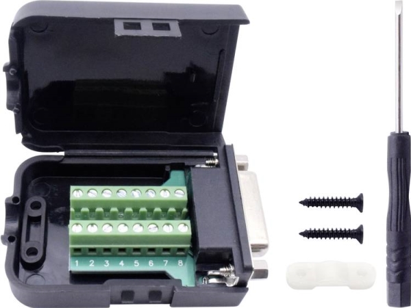 Tru Components T1904c093 D-Sub Bøsningsliste-Sæt Poltal: 15 Skruer 1 Stk