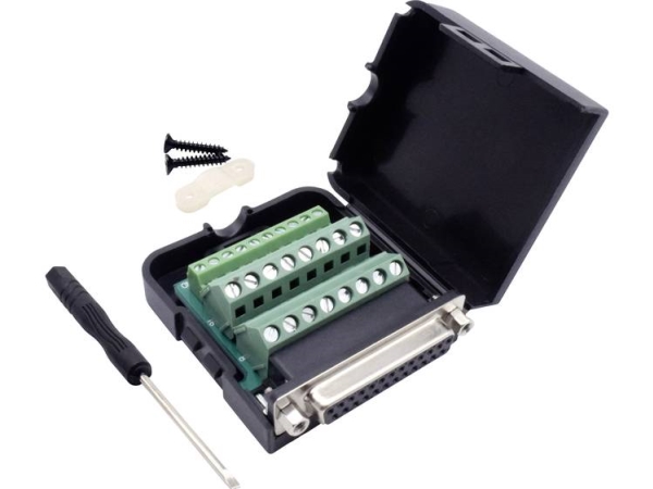 Tru Components T1904c101 D-Sub Bøsningsliste-Sæt Poltal: 25 Skruer 1 Stk