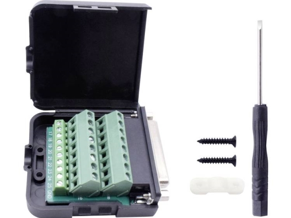 Tru Components T1904c103 D-Sub Bøsningsliste-Sæt Poltal: 25 Skruer 1 Stk