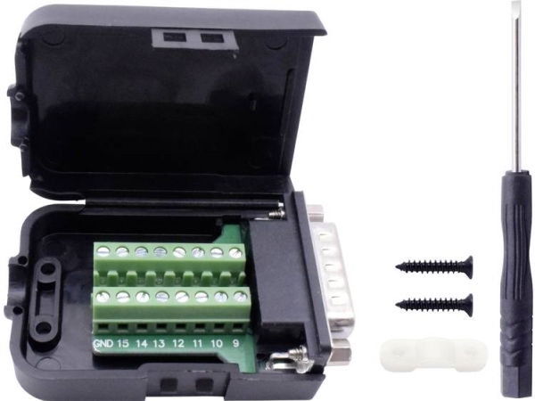 Tru Components T1904c092 D-Sub Stiftliste-Sæt Poltal: 15 Skruer 1 Stk