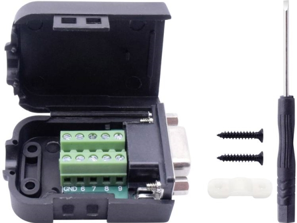 Tru Components T1904c091 D-Sub Einbaubuchse, Polzahl: 9 Schrauben, 1 Stk